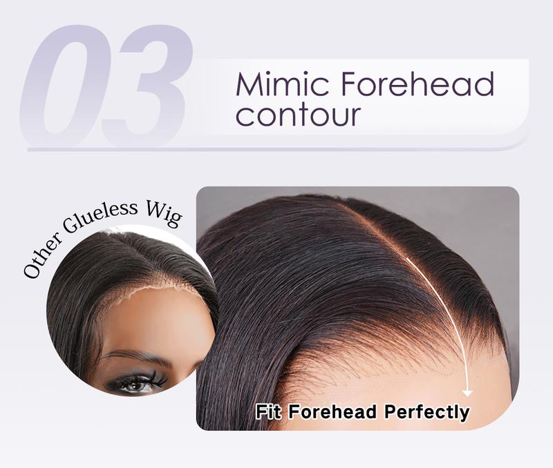 Wavymy Trendy Layered Cut 90's Inspired Pre-bleached Wear Go Glueless Wigs 250% Density Straight 7x5 HD Lace Closure 100% Human Hair Wavymy Trendy Layered Cut 90's Inspired Pre-bleached Wear Go Glueless Wigs 250% Density Straight 7x5 HD Lace Closure 100% Human Hair