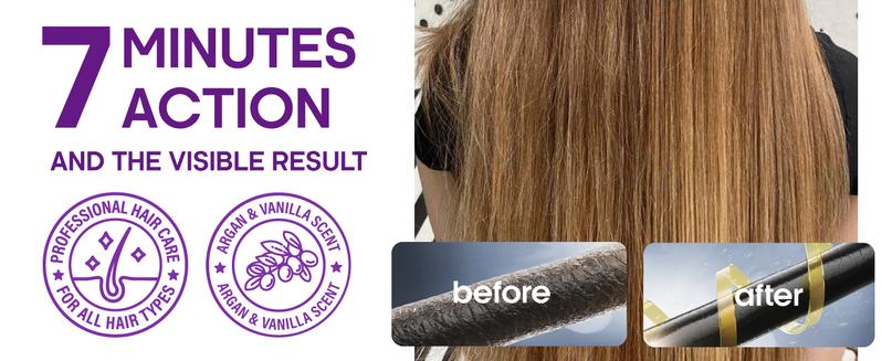 Hydrating Hair Mask for Damaged Hair - Keratin Hair Treatment w/ Argan & Coconut Oil | Biotin | Collagen - Deep Conditioner For Dry Hair, Hair Repair & Moisturizing Hair Mask for All Hair Types 10 Oz