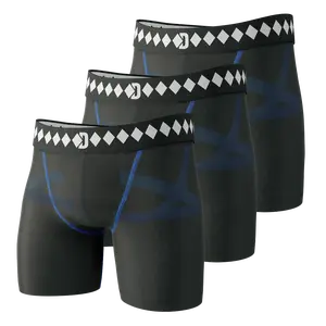 Compression Jock Shorts - 3 Pack | Built‑In Cup Pocket Groin Protection System - Breathable & Comfortable Sports Shorts for Boxing, Kickboxing, Football, Soccer, Baseball & High-Impact Training - Athletic Wear