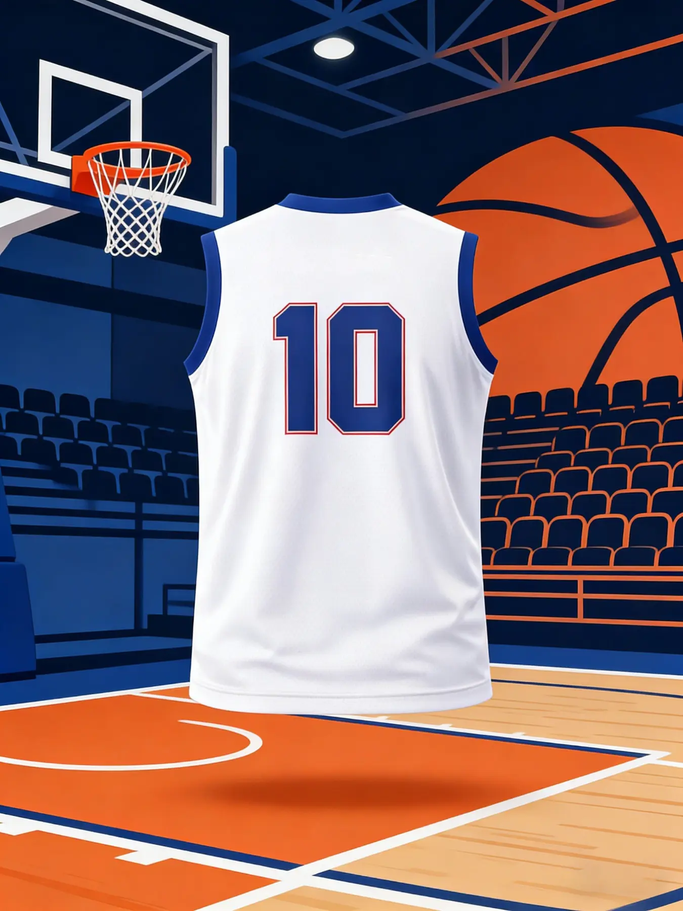 Customized basketball jerseys for the US team, featuring red, white and blue color combination, quick-drying and breathable fabric, V-neck and sleeveless design, USA Shield style American sports jersey, Jersey Top, Basketball Shirt, Sportswear Top