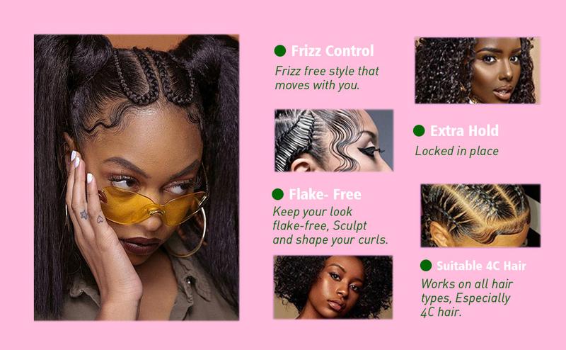 Locking Gel and Loc Brush for Styling and Securing Locs with Rose Water Moisturizer Lightweight Restorative Strong Hold