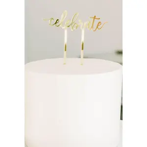 Celebrate Acrylic Cake Topper