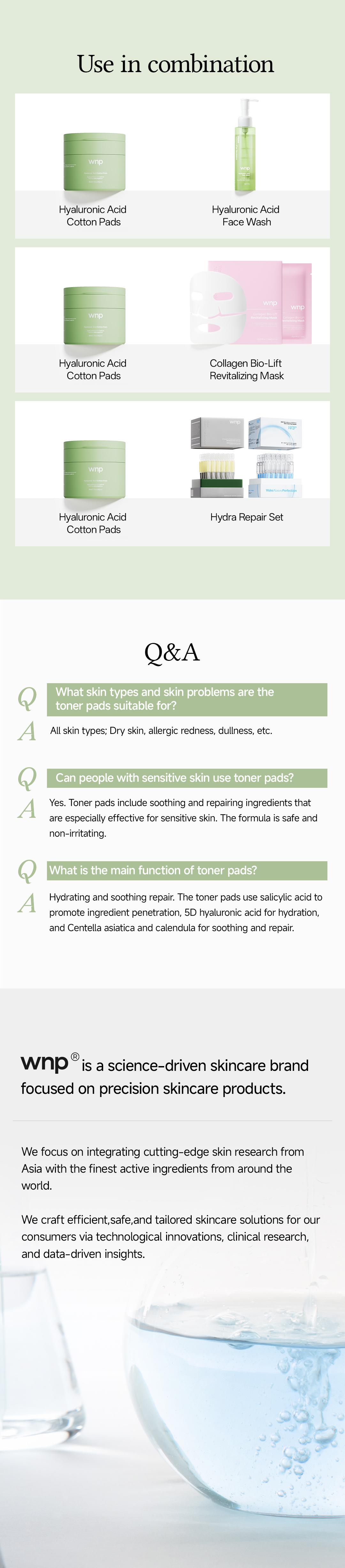[WNP Official] QuickCalm Glow Pads | Mini Mask On-the-Go | Sensitive Skin Friendly | Hydration & Repair with 5D Hyaluronic Acid + Centella + Chamomile + Purslane + Ceramide NP | Soothing & Moisturizing