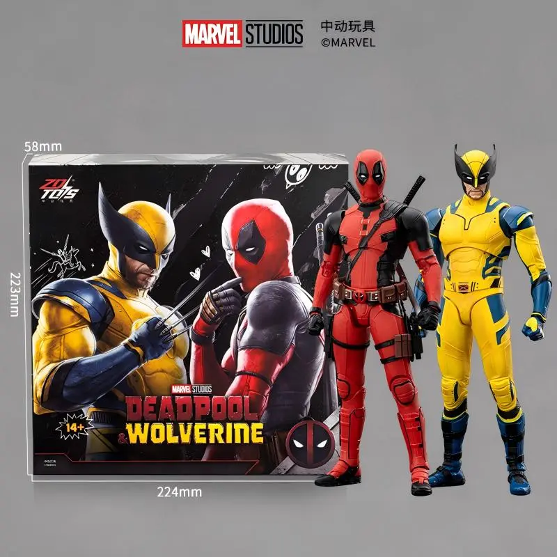 ZD Toys Official Deadpool & Wolverine 7-in Action Figure - Painted Detail Collectible, Figurines for Collectors, Decorative Action Figures, Ages 14+ Adult Gift, Collectibles
