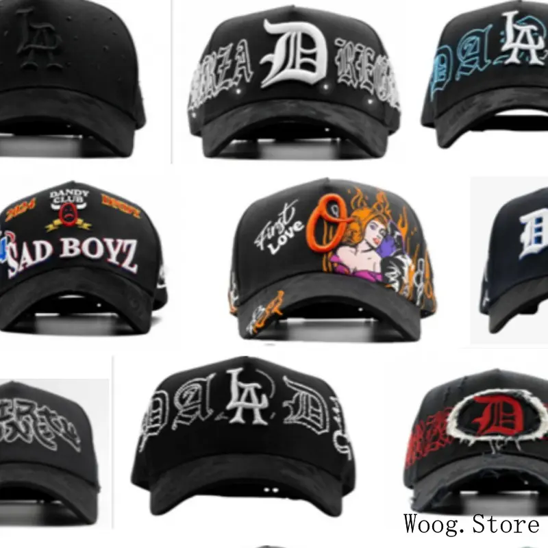 Barbas Hats Chrome Rose Gold – Premium Black Adjustable Snapback with 3D Chrome Metal Crosses, Trendy Streetwear Baseball Cap