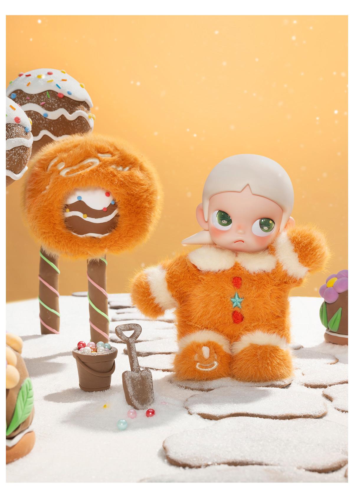 POP MART Zsiga Gingerbread Man 1/8 Action Figure