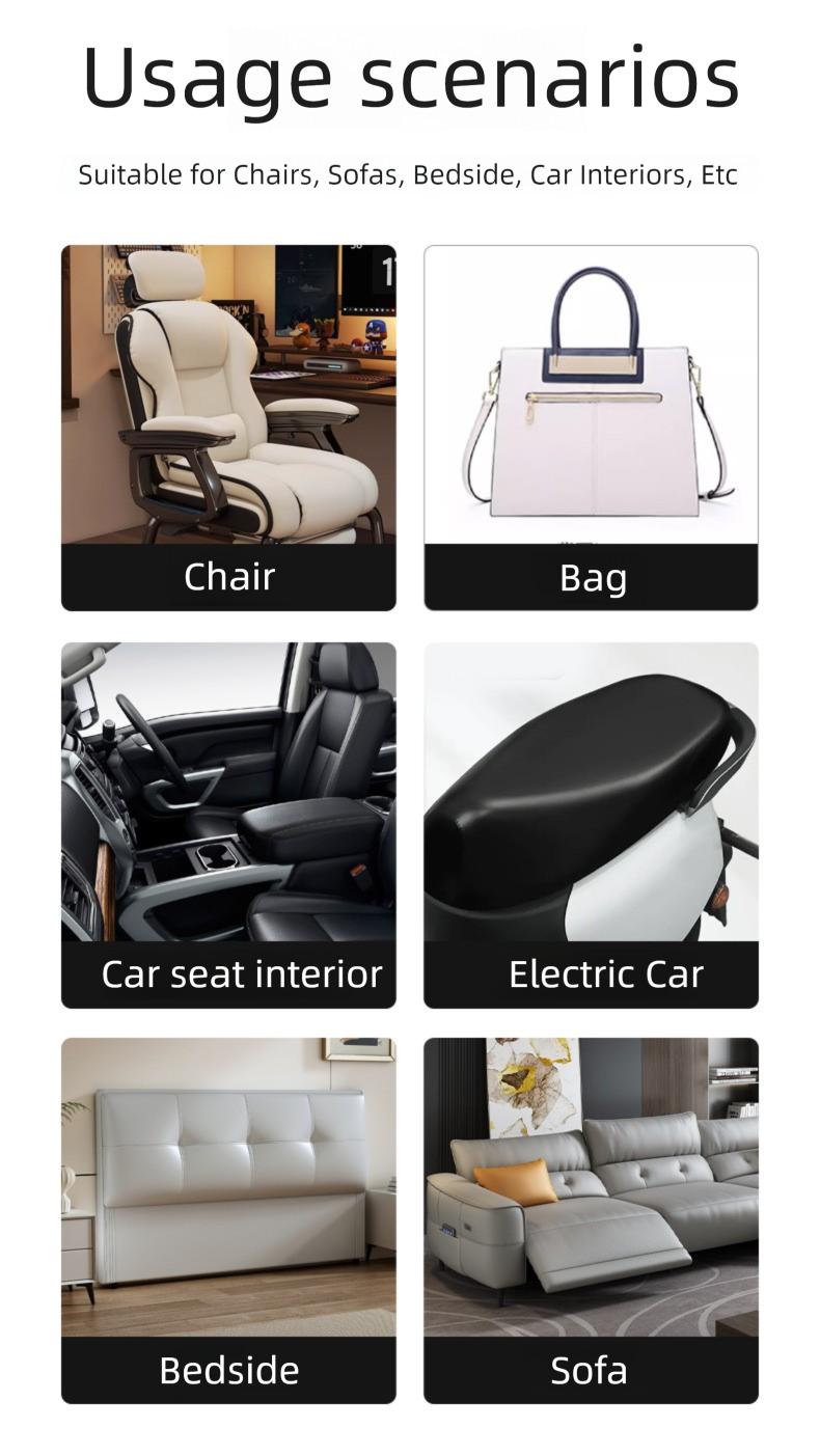 3-Meter Strong Self-Adhesive Leather Repair Patch for Sofa Seats Bedhead Peeling Renewal - Self-adhesive leather stickers