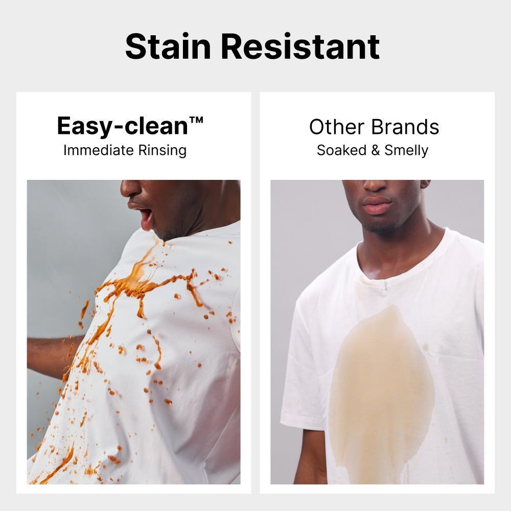 TexTale Stain & Water Repellent T-Shirt | 210 GSM Heavyweight 30S Cotton Modal Shrink-resistant| Skin-Safe OEKO-TEX Certified TexTale Stain & Water Repellent T-Shirt | 210 GSM Heavyweight 30S Cotton Modal Shrink-resistant| Skin-Safe OEKO-TEX Certified