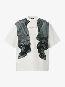 3D Trompe L’Oeil Graphic Short Sleeve T-Shirt