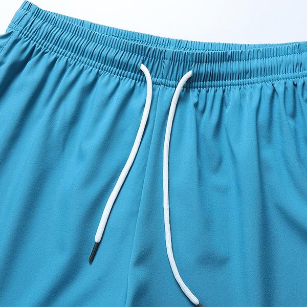5-Pack Summer New Quick-Dry Faux Two-Piece Sports Shorts — Unisex, Skin-Friendly, Comfortable & Breathable, Solid Color, for Fitness, Casual Wear, Outdoor Running