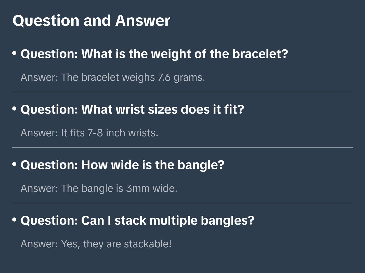 Strong Flat Square Stacking Smooth .925 Sterling Silver Bangle Bracelet