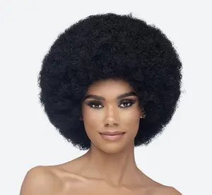 Amore Mio Hair Collection's AW-AFRO, MED SIZE AFRO CURL REGULAR WIG