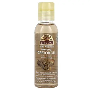 Okay Pure Naturals Blended Castor Oil, 2 fl oz (59 ml)