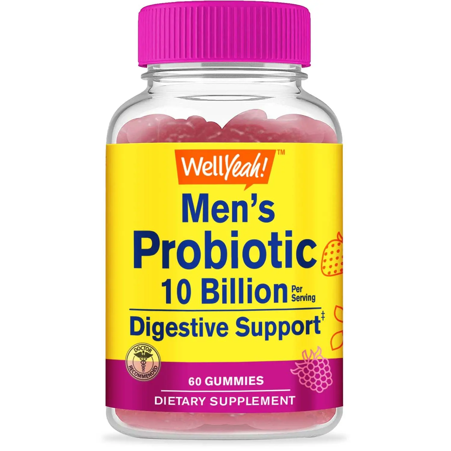 Probiotic for Men with 10 Billion CFU Gummies