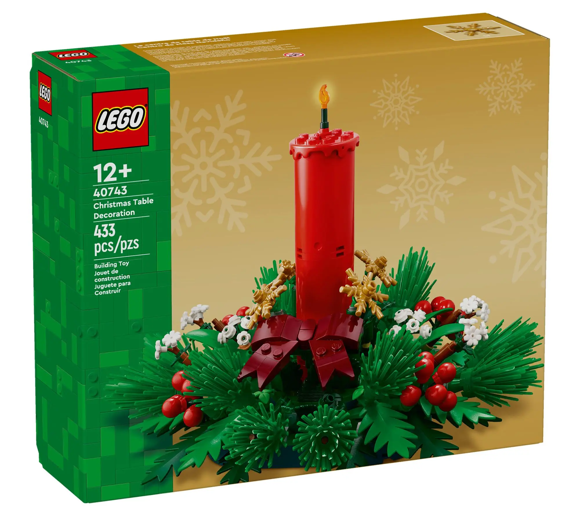 ShWk 9/29 LEGO Christmas Table Decoration433 Piece Set
