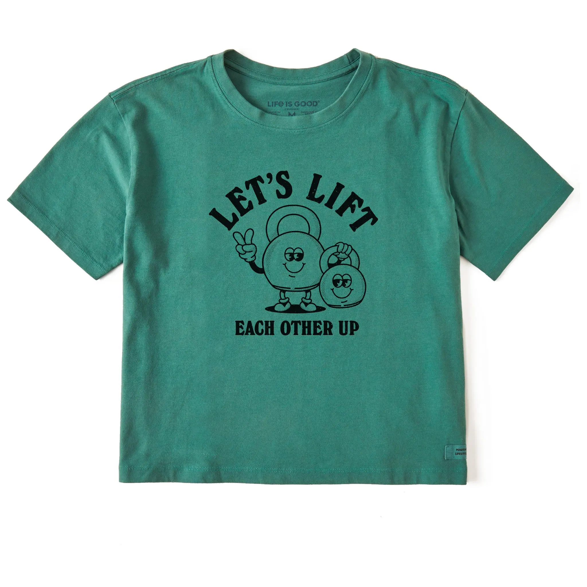 Women's Lift Each other Up Short Sleeve Crusher Boxy Tee