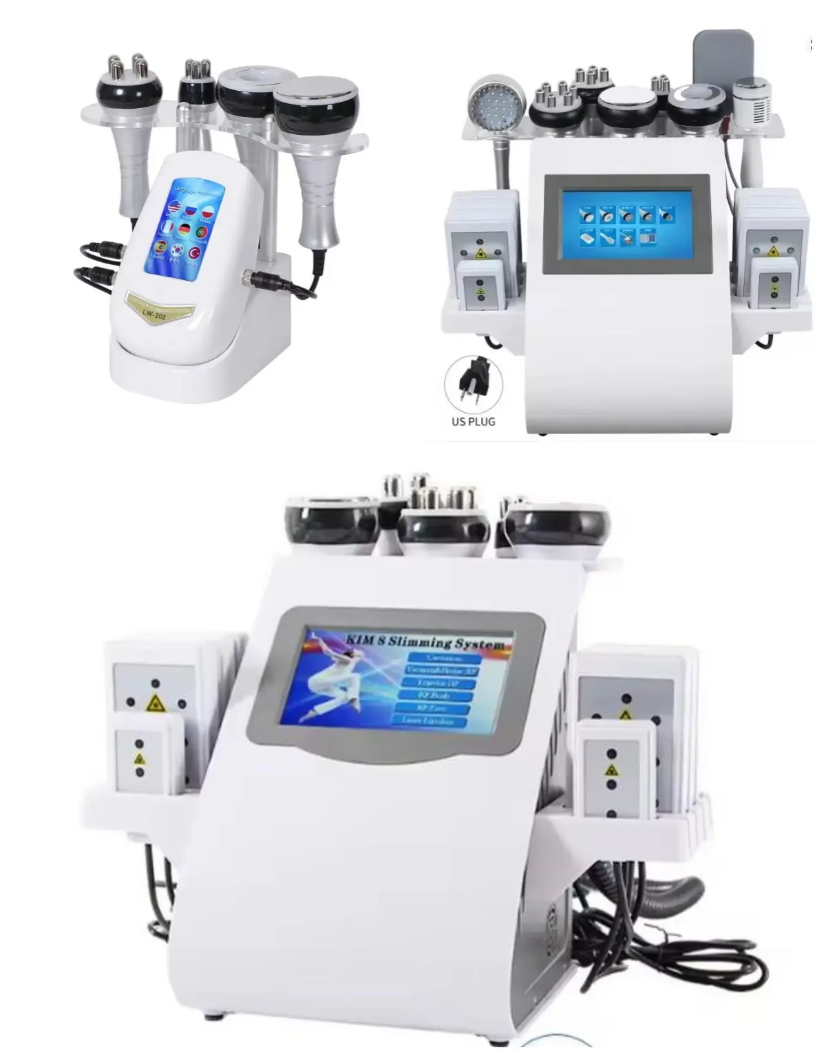 Multifunctional Facial Beauty Instrument, Professional Skin Care Tools for Face and Body Treatment for Salon & Home Use, Beauty Equipment, 4-In-1, Beauty & Body Care Appliances