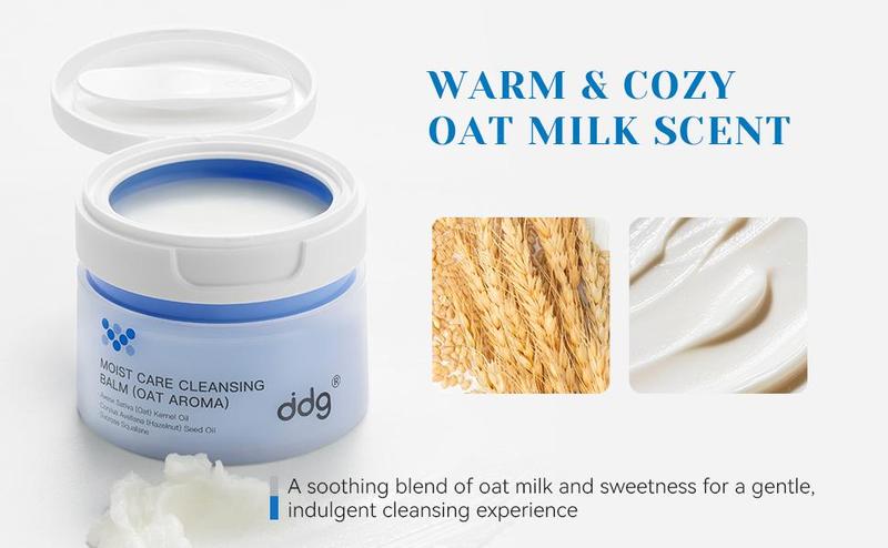 ddg Makeup Remover Cleansing Balm - Hypoallergenic & Gentle Facial Cleanser | All Natural Plant Oils | Nourish & Hydrate | Removes Heavy Makeup | Non-Comedogenic | For Sensitive & All Skin Types