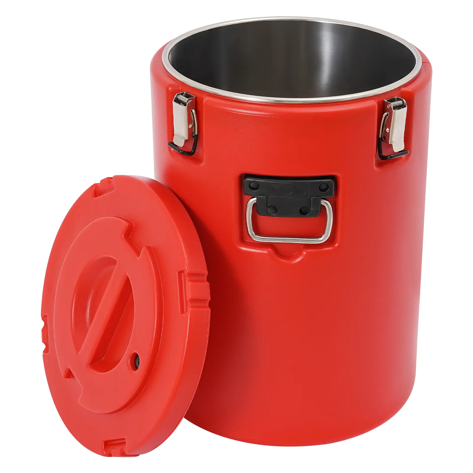 Stainless Steel Commercial Insulated Beverage Dispenser - 40L (No Faucet), 15L Hot & Cold Container, 7.6kg, Easy Carry, Insulated Wall, Temperature Lock, for Restaurants, Kitchen Countertops, Iced Tea/Cold Juice/Hot Chocolate Service