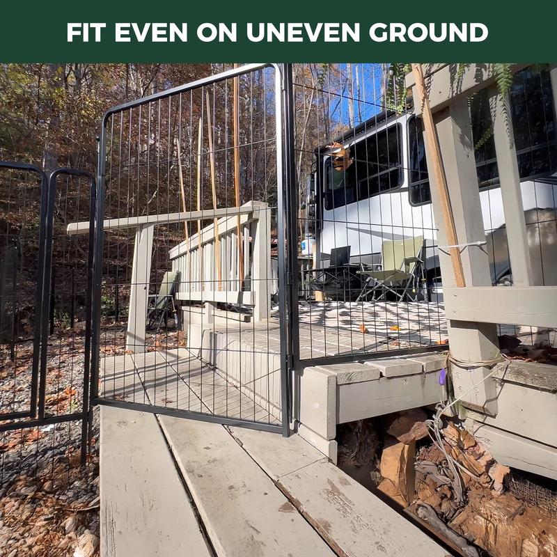 FXW Instant Unleashed Dog Playpen, Portable Pet Fence for Outdoor, RV Trips, and Camping, 24"/32"/40"/45" Height, 8/16 Panels for Small/Medium/Large Dogs FXW Instant Unleashed Dog Playpen, Portable Pet Fence for Outdoor, RV Trips, and Camping, 24"/32"/40"/45" Height, 8/16 Panels for Small/Medium/Large Dogs