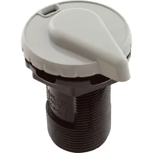 Air Ctrl, BWG/HAI Slimline, 1-3/4"hs, 2-1/2"fd, Teardrop, Gry, 1"