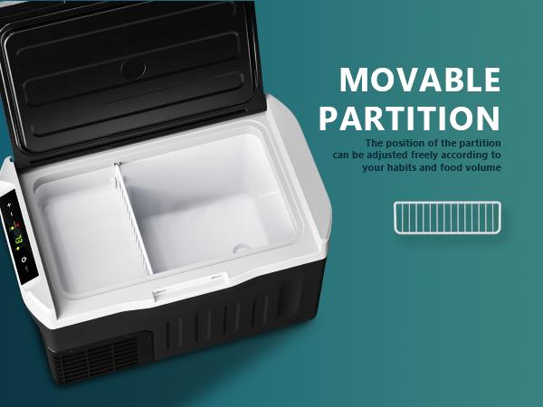 EUHOMY 12 Volt Refrigerator, 12V Car Fridge 22QT(21L) Portable Freezer(-4℉~68℉), Compressor Electric Cooler with 12/24V DC & 110-240V AC, Compressor Electric Cooler for Camping, Travel, Truck- Supports Multiple Models for Versatile Compatibility