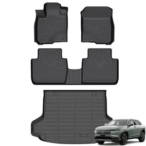 COLANAT for Honda HR-V 2023-2025 (Fits FWD/AWD) Floor Mats & Crago Liner Set, Covers All Corners & Rear Hump All-Weather Waterproof Car Mats Lays Flat Tough Durable Easy to Clean Non-Slip Odorless Accessories