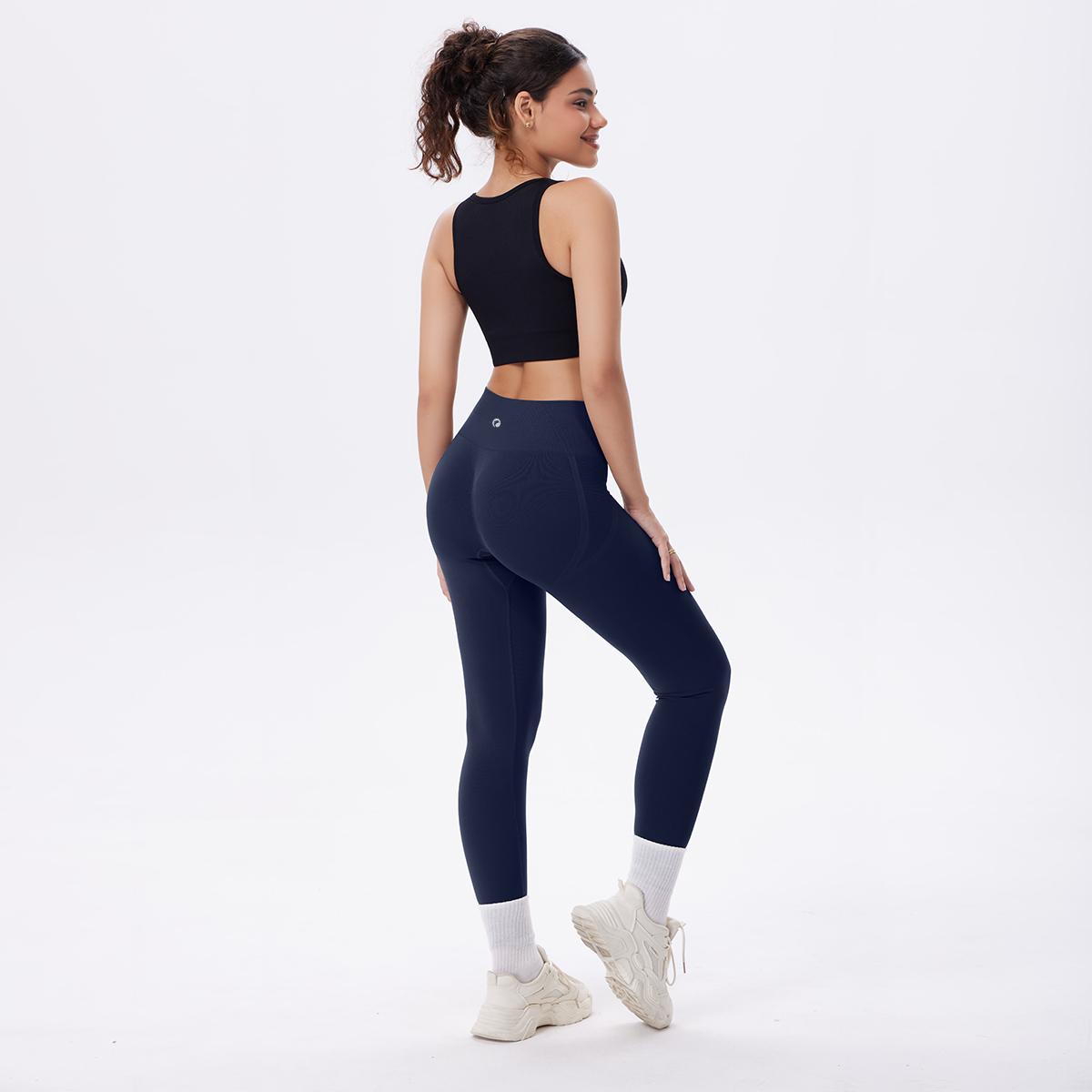 OQQ Women's High Waist Leggings For Women - Comfortable & Stylish - Perfect For Gym & Daily Wear