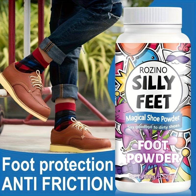 Rozino Silly Feet Foot Powder 100ml Papaya Extract Baking Soda Lime Oil for Dry Feet Care No Talc Artificial Flavors Preservatives Daily Basic Protection Rozino Silly Feet Foot Powder 100ml Papaya Extract Baking Soda Lime Oil for Dry Feet Care No Talc Artificial Flavors Preservatives Daily Basic Protection