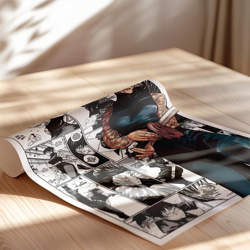 Jujutsu Kaisen Maki Poster Matte, Maki Zenin Character Print, Manga Room Decor, Anime Wall Art