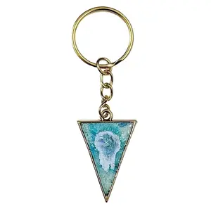 Jellyfish In The Sea Keychain