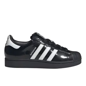 adidas Womens Superstar Ii Lace Up Sneakers Shoes Casual - Black