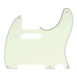 5-Hole Telecaster Pickguard - 3-Ply Ivory