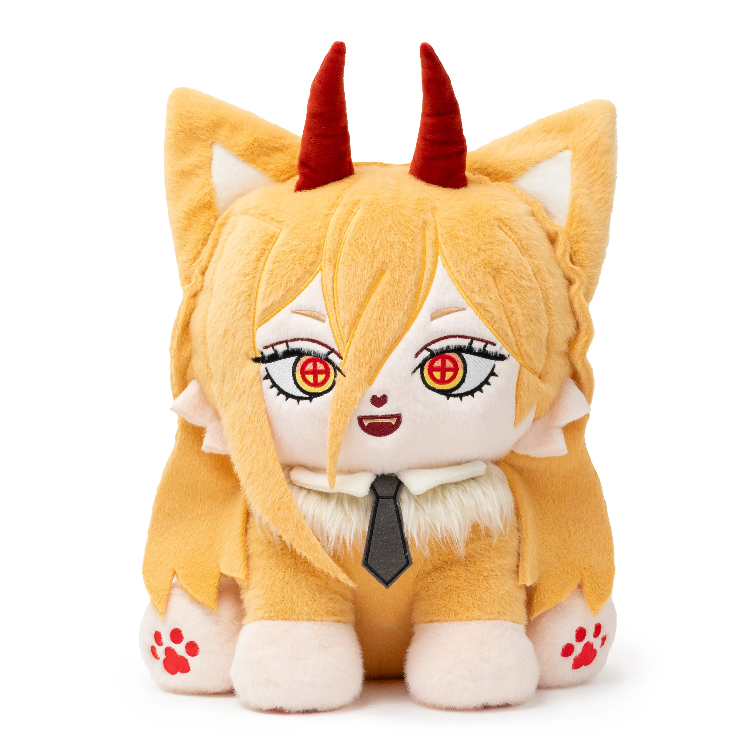 PLUSHSHOP 17in Huggable Collectible Powmeow Plushie, Soft Stuffed Toy, Adorable Restocked Stuffed Animal for Kids, Collectible Soft Animal, Cuddly Doll Gift, Soft Huggable