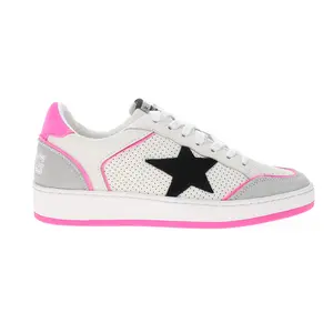 Vintage Havana Womens Delma Perforated Slip On Sneakers Shoes Casual - Pink, White