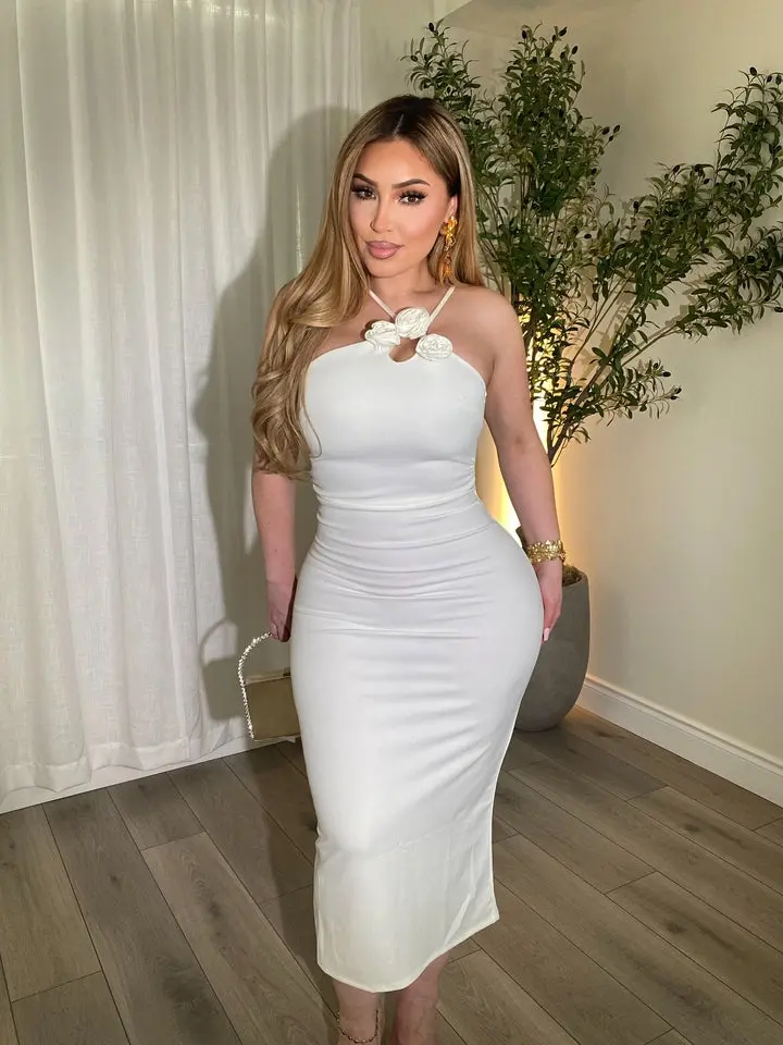 Romance White Dress - TikTok Shop