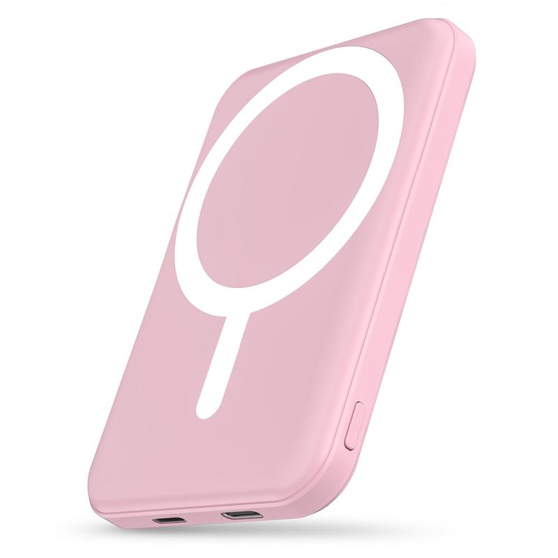 Podoru for MagSafe Battery Pack, 5000mAh Magnetic Power Bank Fast Charging Wireless Portable Charger for iPhone 17/16/15/14/13/12/ All Series