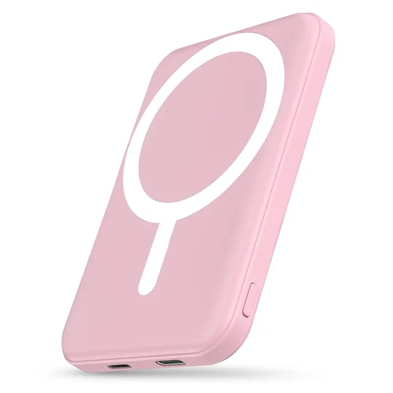 Podoru for MagSafe Battery Pack, 5000mAh Magnetic Power Bank Fast Charging Wireless Portable Charger for iPhone 17/16/15/14/13/12/ All Series