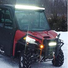 Nilight 50Inch 50 Inch 288W Curved Spot Flood Combo Bar LED Off Road Driving car Light and 1PC 14AWG 12V 5Pin Rocker Switch Wiring Harness Kit-1 Lead bight Lightbar