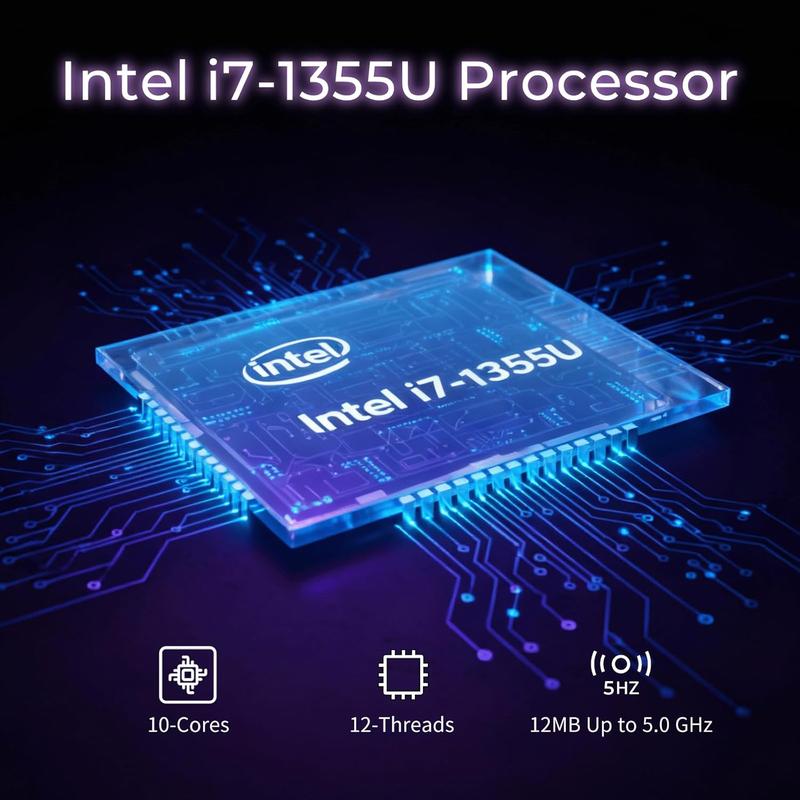 Dell Inspiron 15 Touchscreen Laptop | Intel 10-Core i7-1355U | Intel UHD Graphics | 15.6" FHD Anti-Glare Display | Windows 11 Pro | Copilot-AI | Wi-Fi 6 |  w/Accessories | 16GB RAM, 1TB SSD