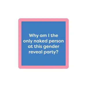 Gender Reveal Coaster