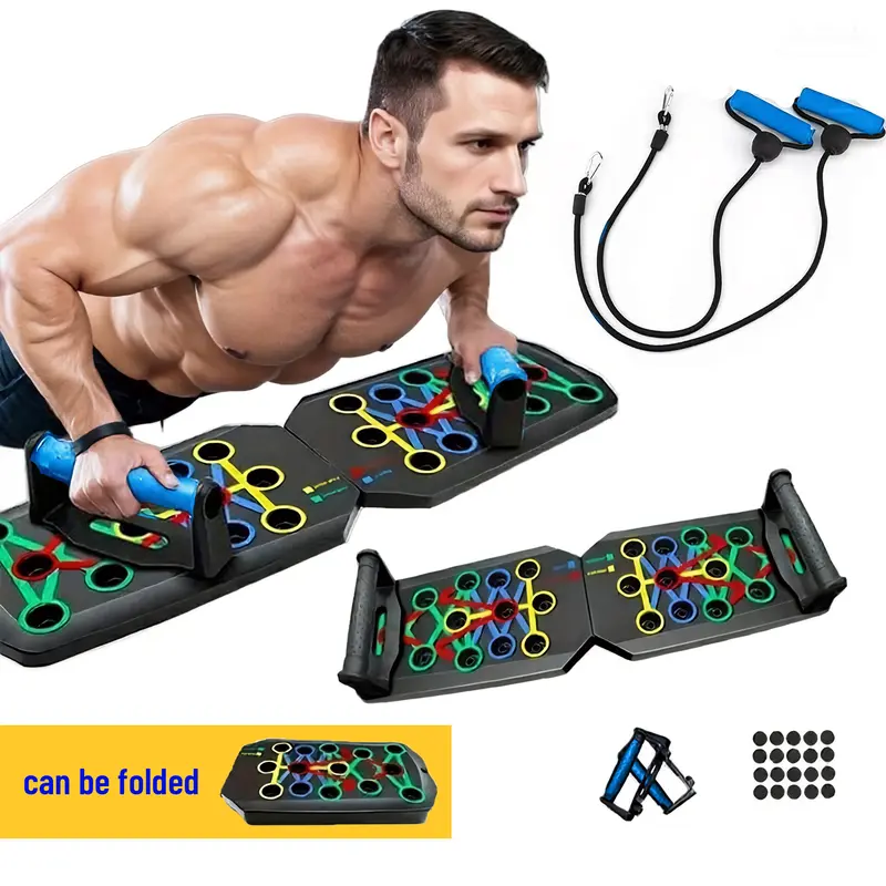 5-in-1 Push-up Board for Men & Women | Chest & Abdominal Sculpting at Home | Portable Fitness Equipment & Ideal Workout Gift