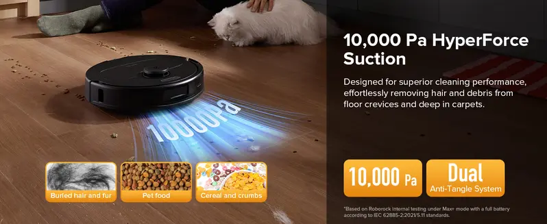 [SaleLink] Roborock Qrevo Series Robot Vacuum and Mop, Sstrong Suction Power, Self-Drying, Auto Mop Washing, Self-Emptying & Refilling, 10mm Mop Lifting, Smart Obstacle Avoidance, Wireless, Self-Emptying Cut #tiktokshopstockup #TikTokShopFallDealsForYou