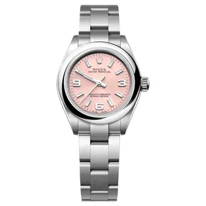Rolex Oyster Perpetual 26mm 176200 Stainless Steel Automatic Watch, Pink 3-6-9 Dial WHT030499