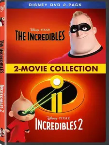 The Incredibles / Incredibles 2: 2-Movie Collection  [DVD Video Disc] Ac-3/Dolby Digital, Dolby, Dubbed, Subtitled