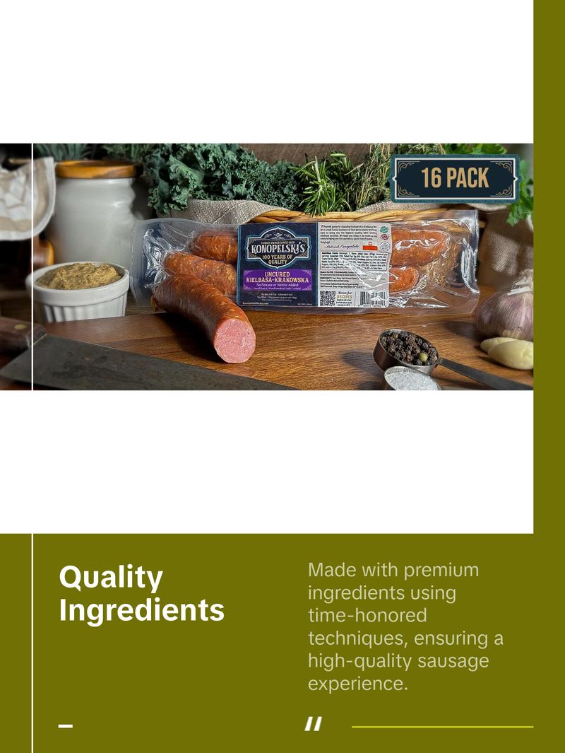 Kielbasa - Krakowska – A Lean Take on a Polish Classic