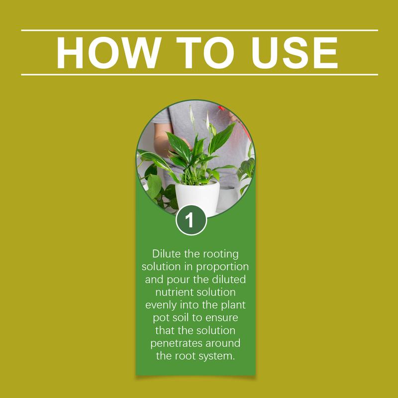 MoonSpry Green Plant Root Solution Horticultural Flower Plant Roots Absorb Growth Nitrogen And Potassium Fertilizer Nutrient Solution