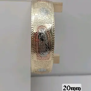 VIRGIN MARY beautiful bangle bracelet 20mm price for each fashion accessory gold-plated three colors #5 #6 available