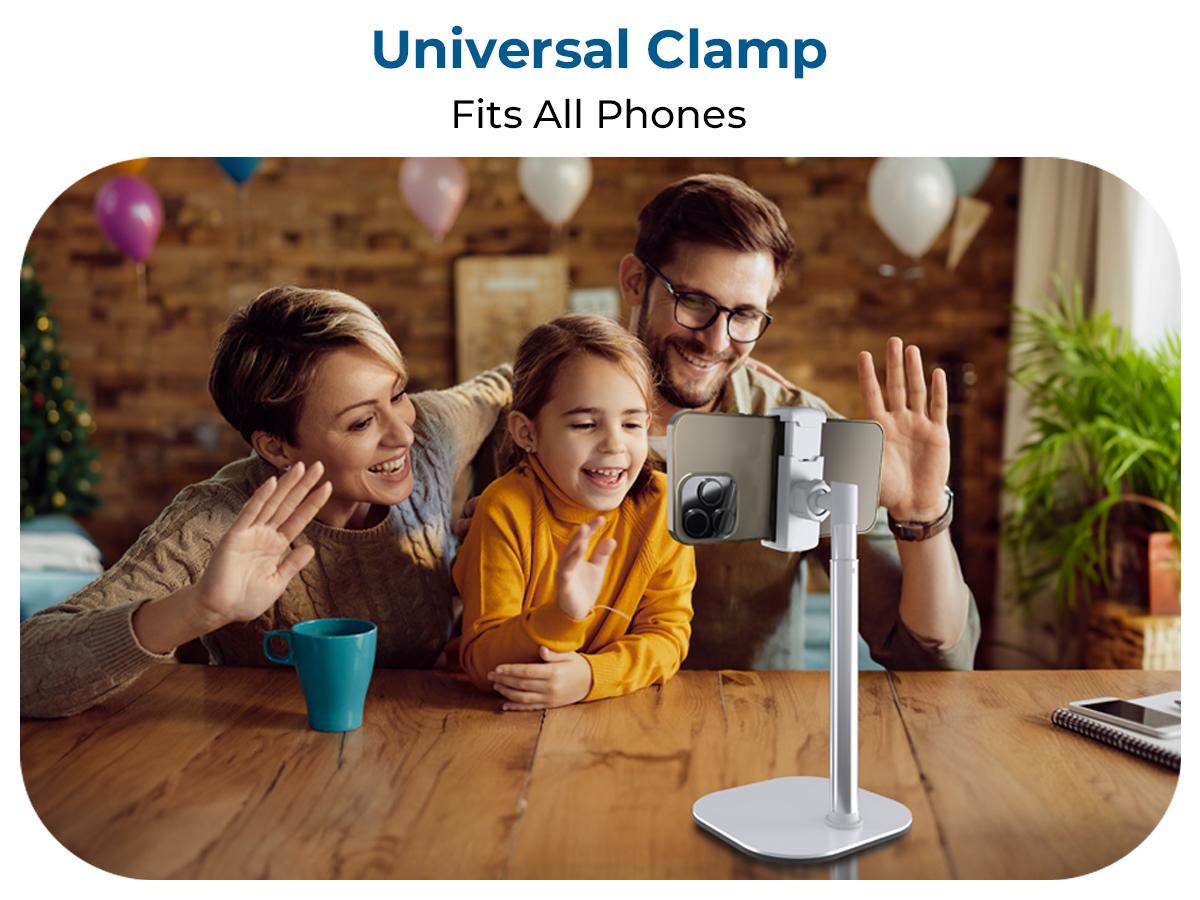 Cooper ChatStand - Height Adjustable 9-14" Smartphone Holder for Desk Setups, Filming, Video Recording. 360° Rotation & 50° Tilt. Adjustable extendable phone tripod Cellphone mount stand Cooper ChatStand - Height Adjustable 9-14" Smartphone Holder for Desk Setups, Filming, Video Recording. 360° Rotation & 50° Tilt. Adjustable extendable phone tripod Cellphone mount stand