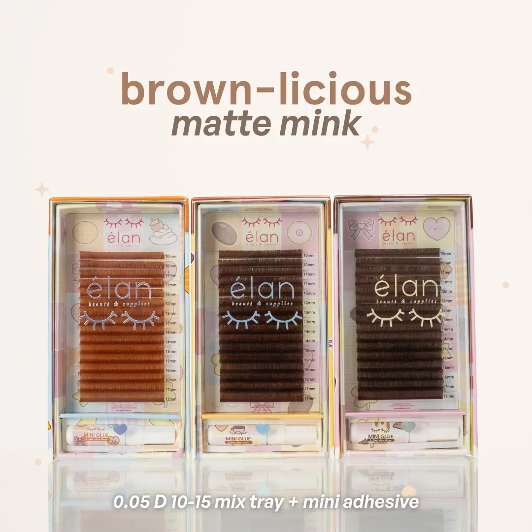 BROWN-LICIOUS matte mink brown lashes